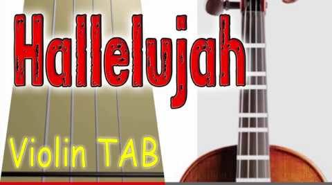 Hallelujah – Violin – Play Along Tab Tutorial