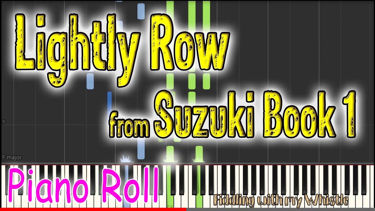 Lightly Row – Suzuki Book 1 – Play Along Piano Accompaniment Tutorial