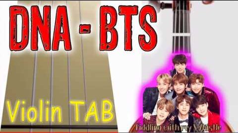 DNA – BTS – Violin – Play Along Tab Tutorial