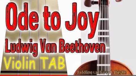 Ode to Joy – Ludwig Van Beethoven – Violin – Play Along Tab Tutorial