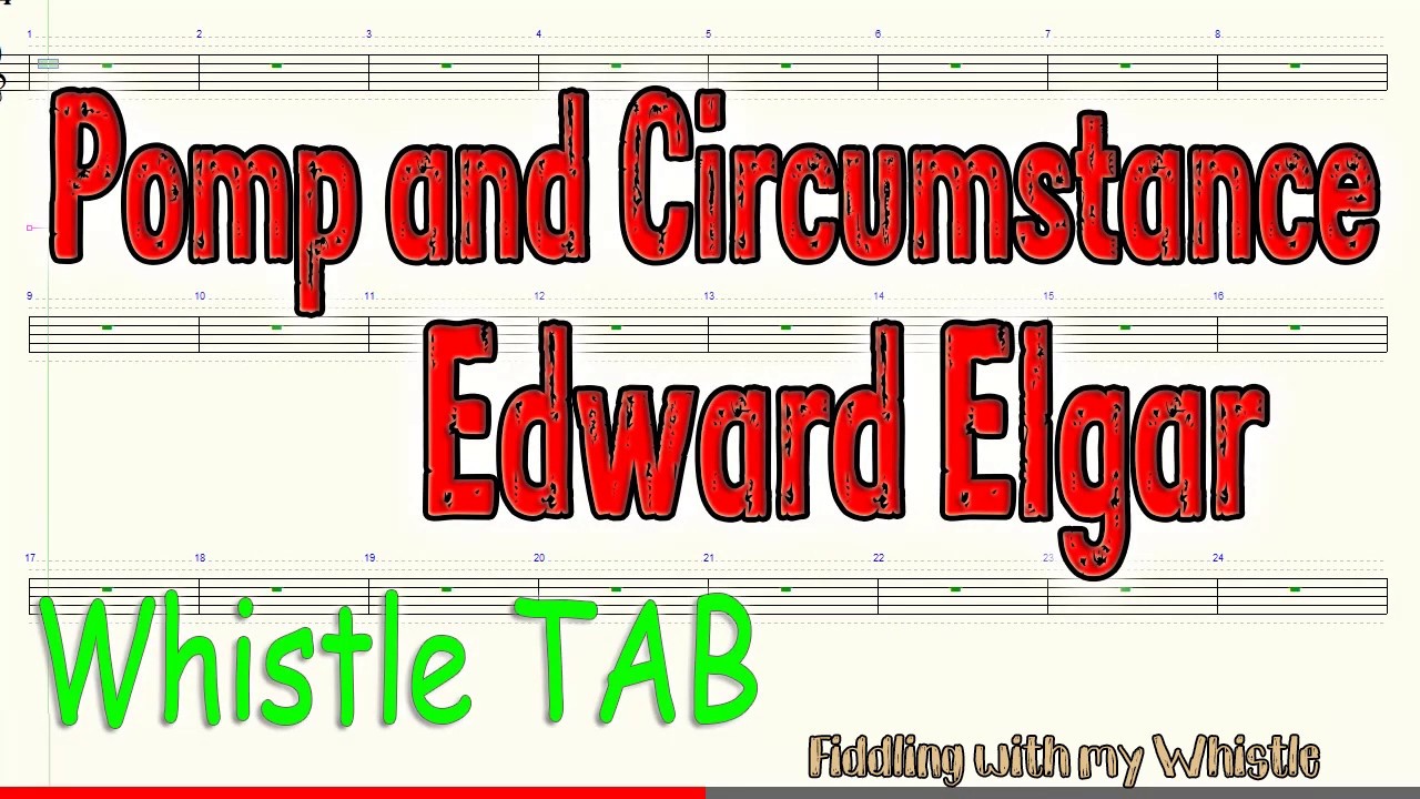 Pomp and Circumstance for the latest Royal Baby – Tin Whistle – Play Along Tab Tutorial