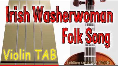 Irish Washerwoman – Folk Song – Violin – Play Along Tab Tutorial