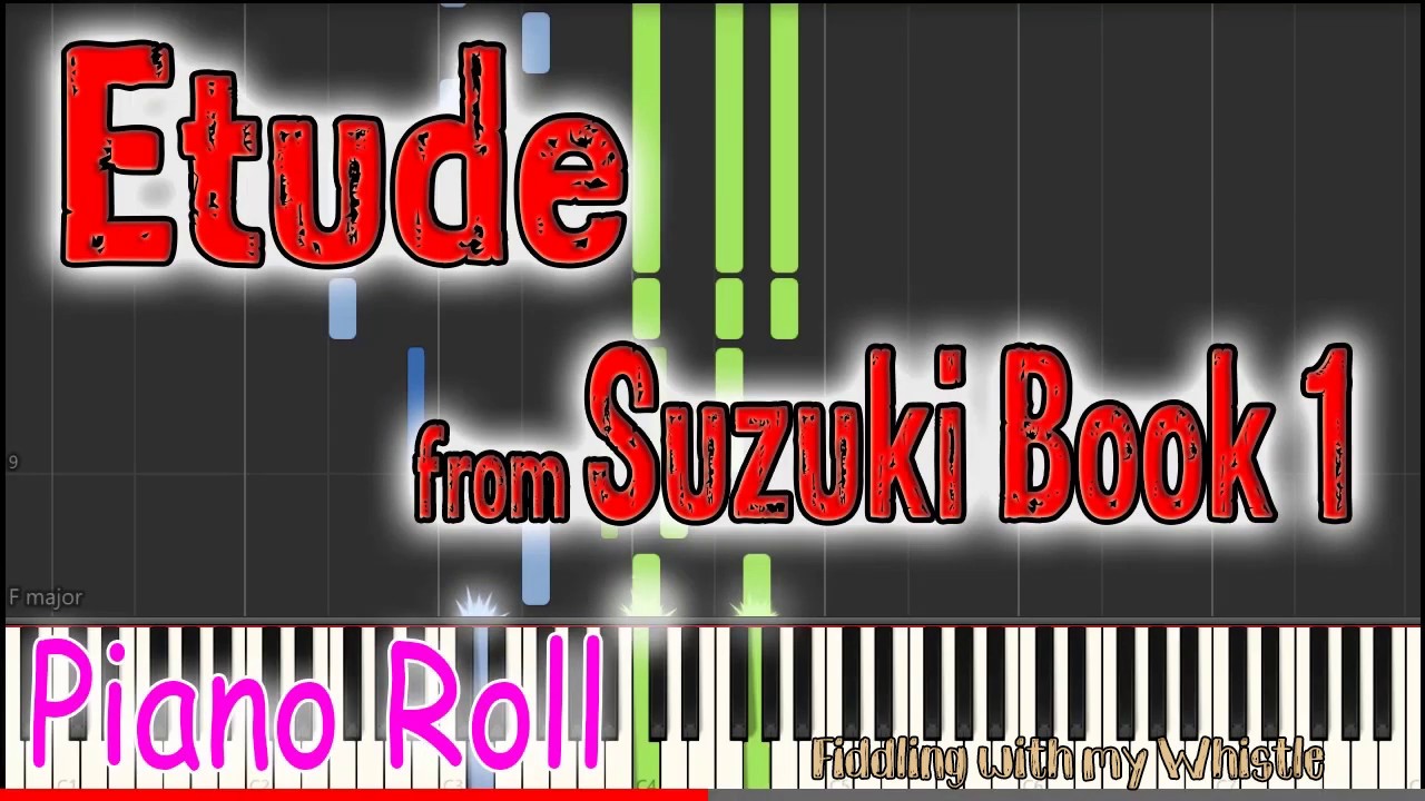 Etude – Suzuki Book 1 – Play Along Piano Accompaniment Tutorial