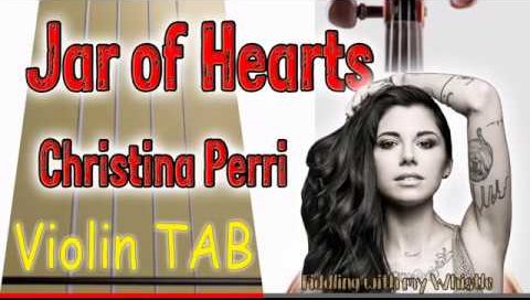 Jar of Hearts – Christina Perri – Violin – Play Along Tab Tutorial