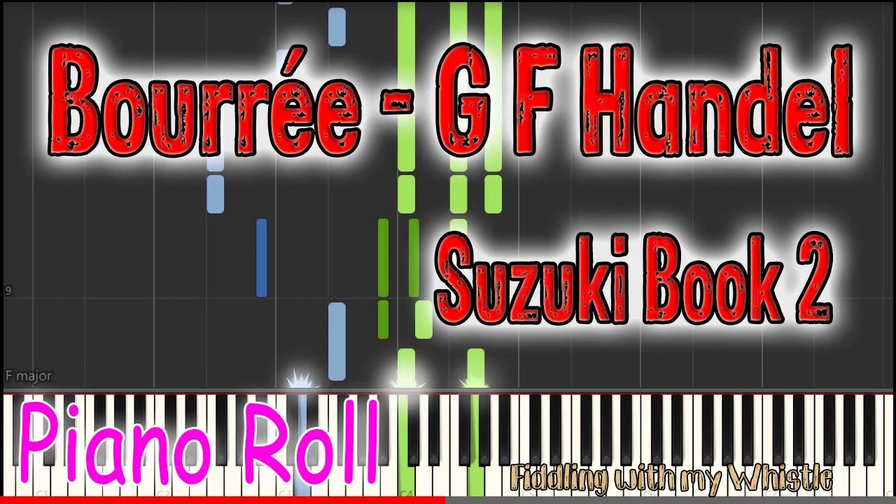 Bourree – G F Handel – Play Along Piano Accompaniment Tutorial
