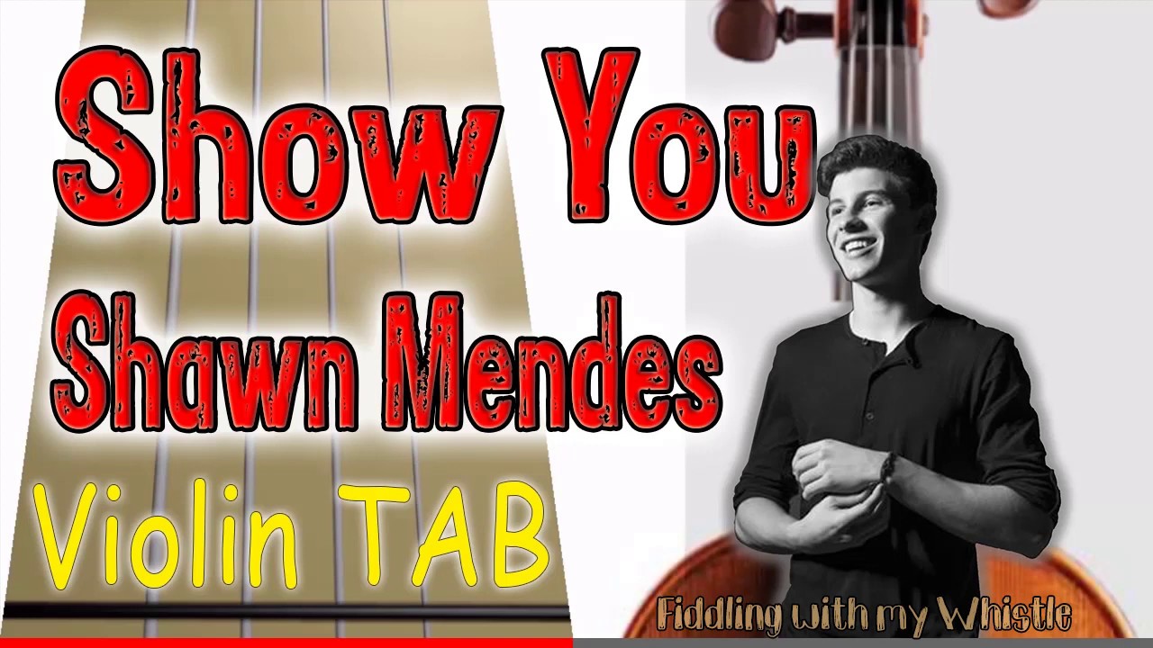 Show You – Shawn Mendes – Violin – Play Along Tab Tutorial