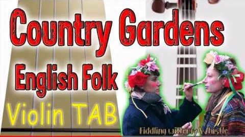 English Country Gardens – Folk Song – Violin – Play Along Tab Tutorial