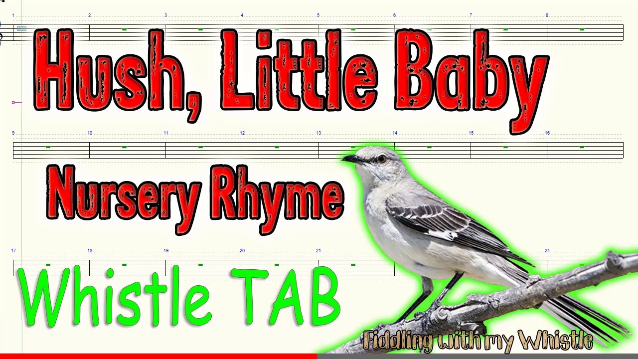 Hush Little Baby – Nursery Rhyme – Tin Whistle – Play Along Tab Tutorial