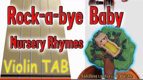 Rock-a-bye Baby – Nursery Rhymes – Violin – Play Along Tab Tutorial