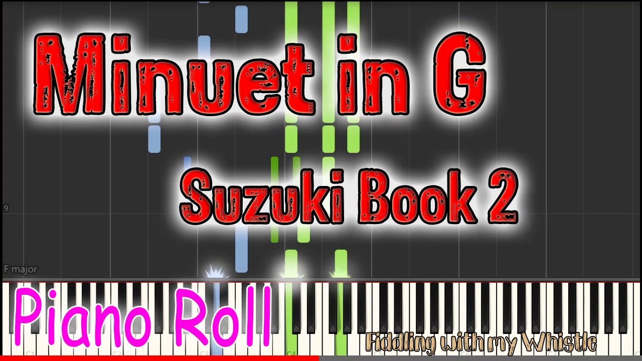 Minuet in G – L.van Beethoven – Suzuki Book 2 – Play Along Piano Accompaniment
