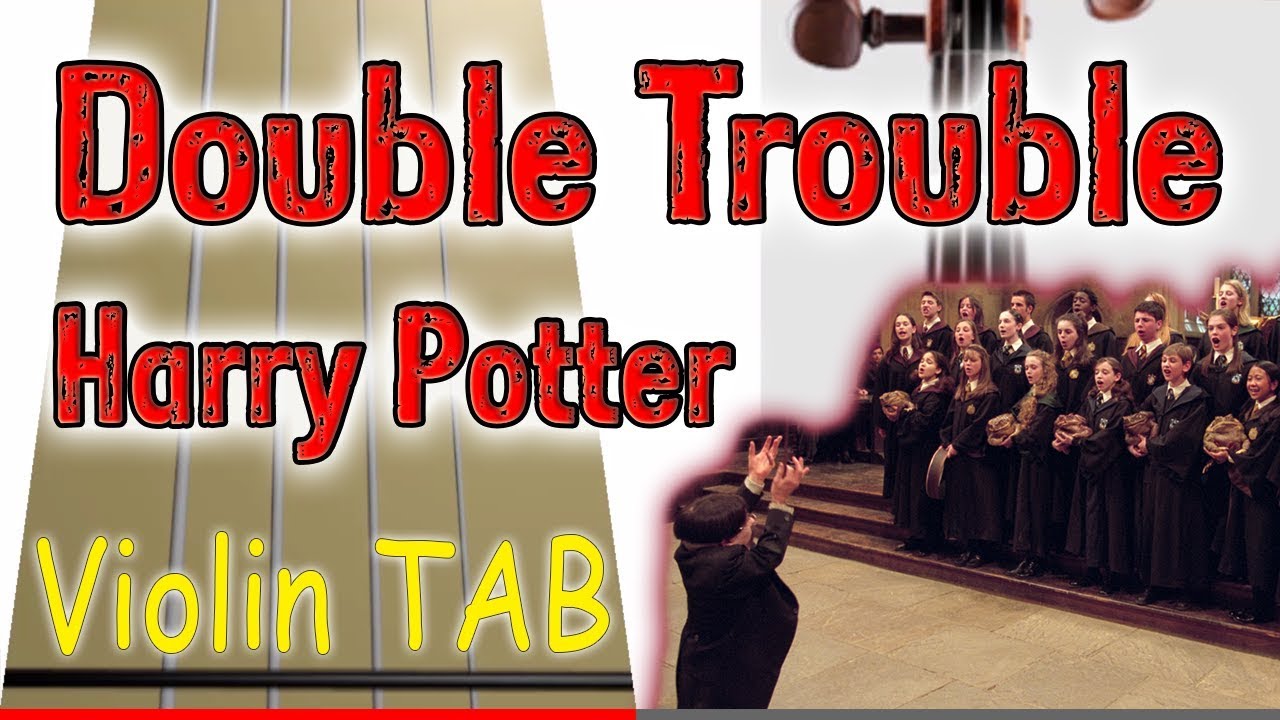 Double Trouble – Harry Potter – Halloween – Violin – Play Along Tab Tutorial