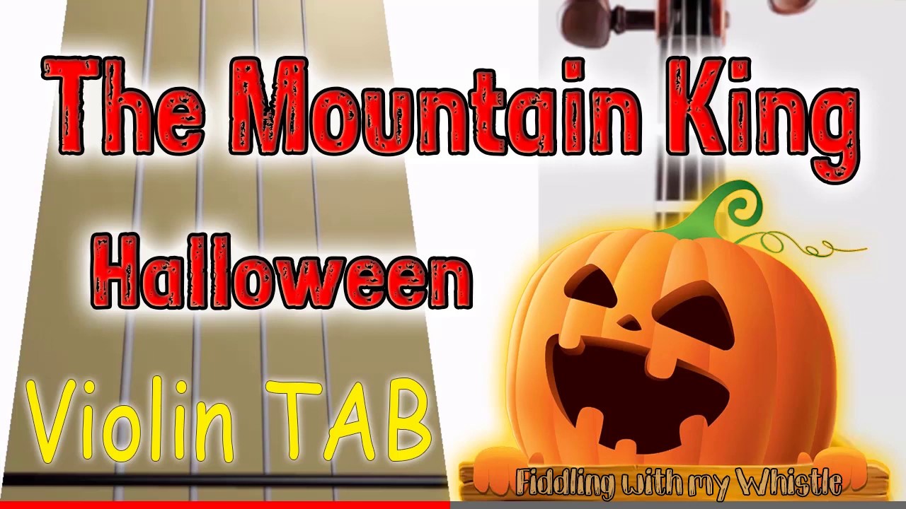 In The Hall Of The Mountain King – Halloween – Violin – Play Along Tab Tutorial