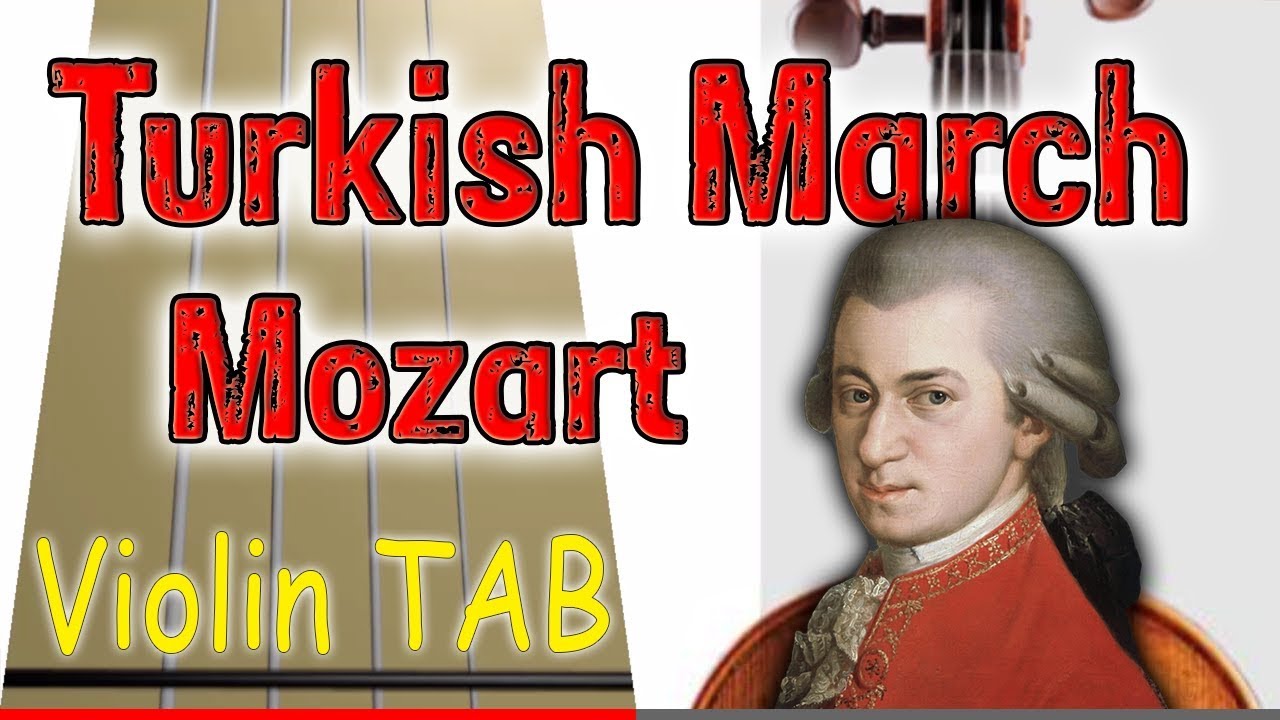 Turkish March – Mozart – Violin – Play Along Tab Tutorial