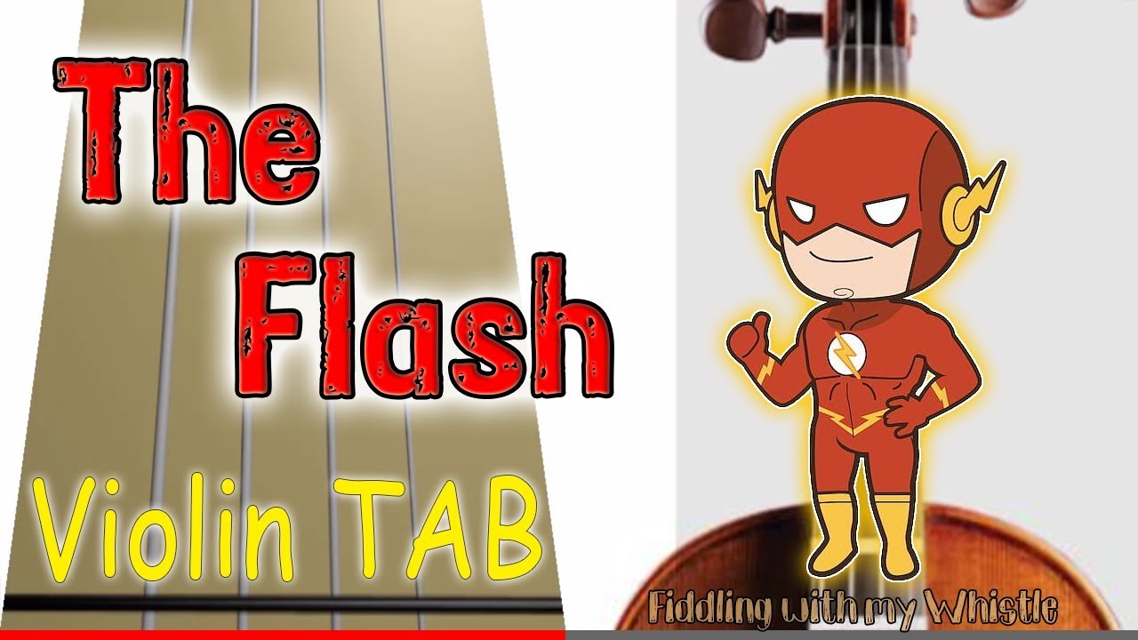 The Flash – Theme Song – Violin – Play Along Tab Tutorial