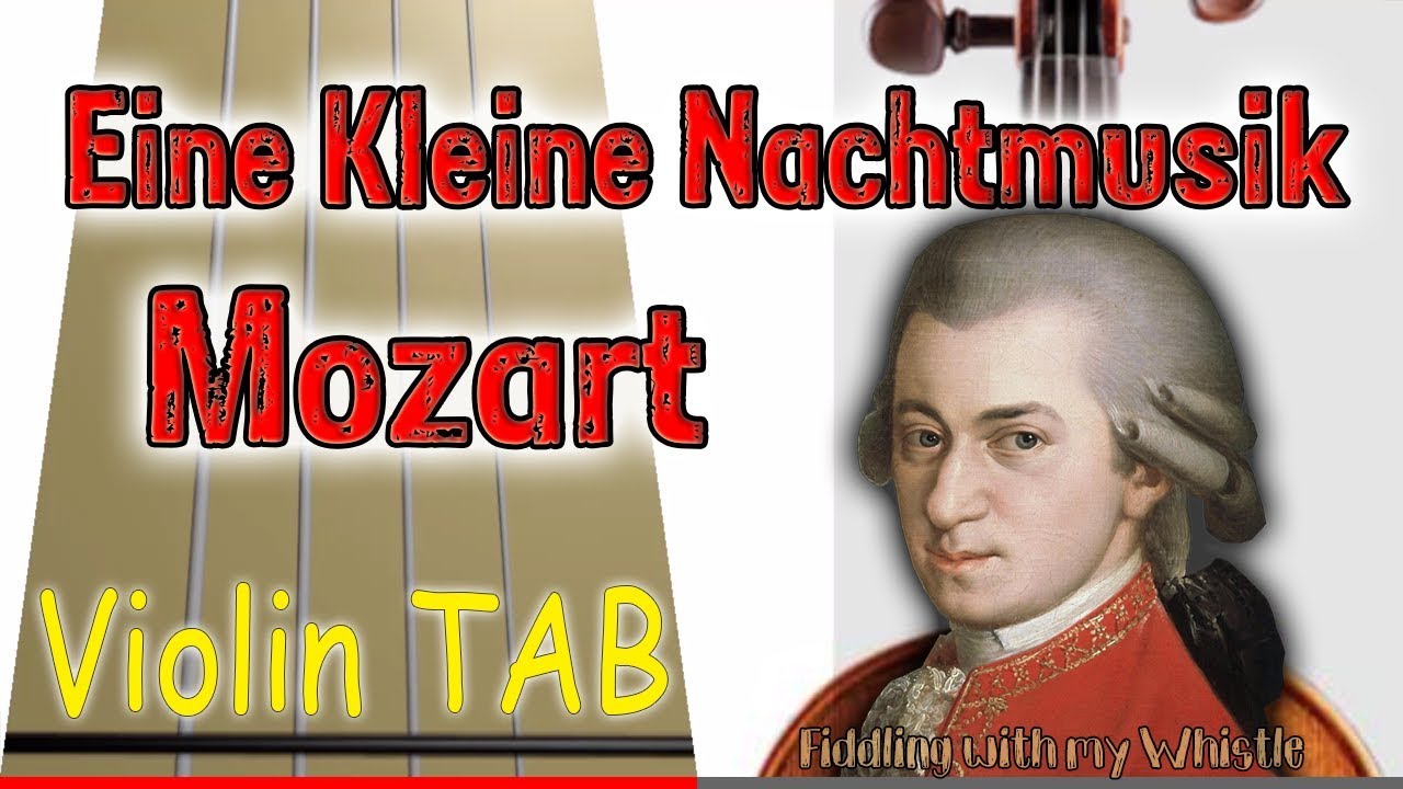 Eine Kleine Nachtmusik – Mozart – Violin – Play Along Tab Tutorial