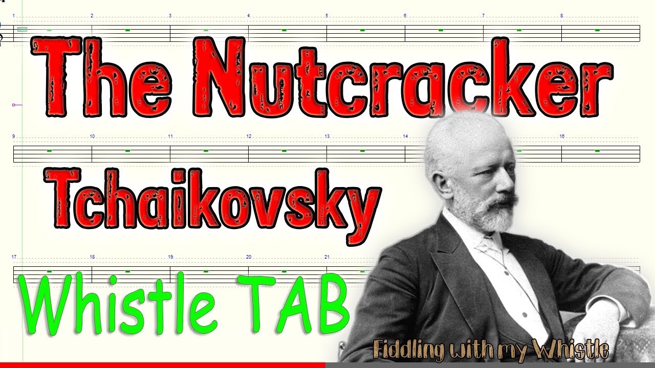 The Nutcracker – The March – Tchaikovsky – Tin Whistle – Play Along Tab Tutorial Tutorial