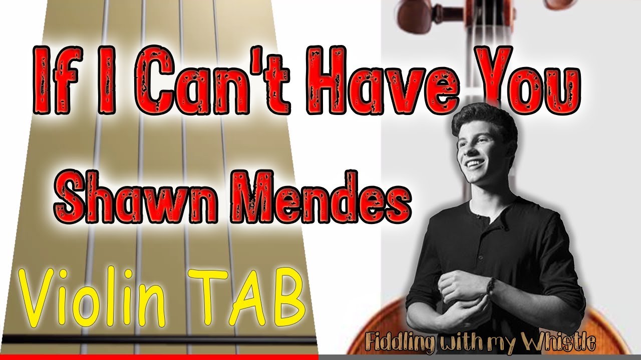 If I Can’t Have You – Shawn Mendes – Violin – Play Along Tab Tutorial