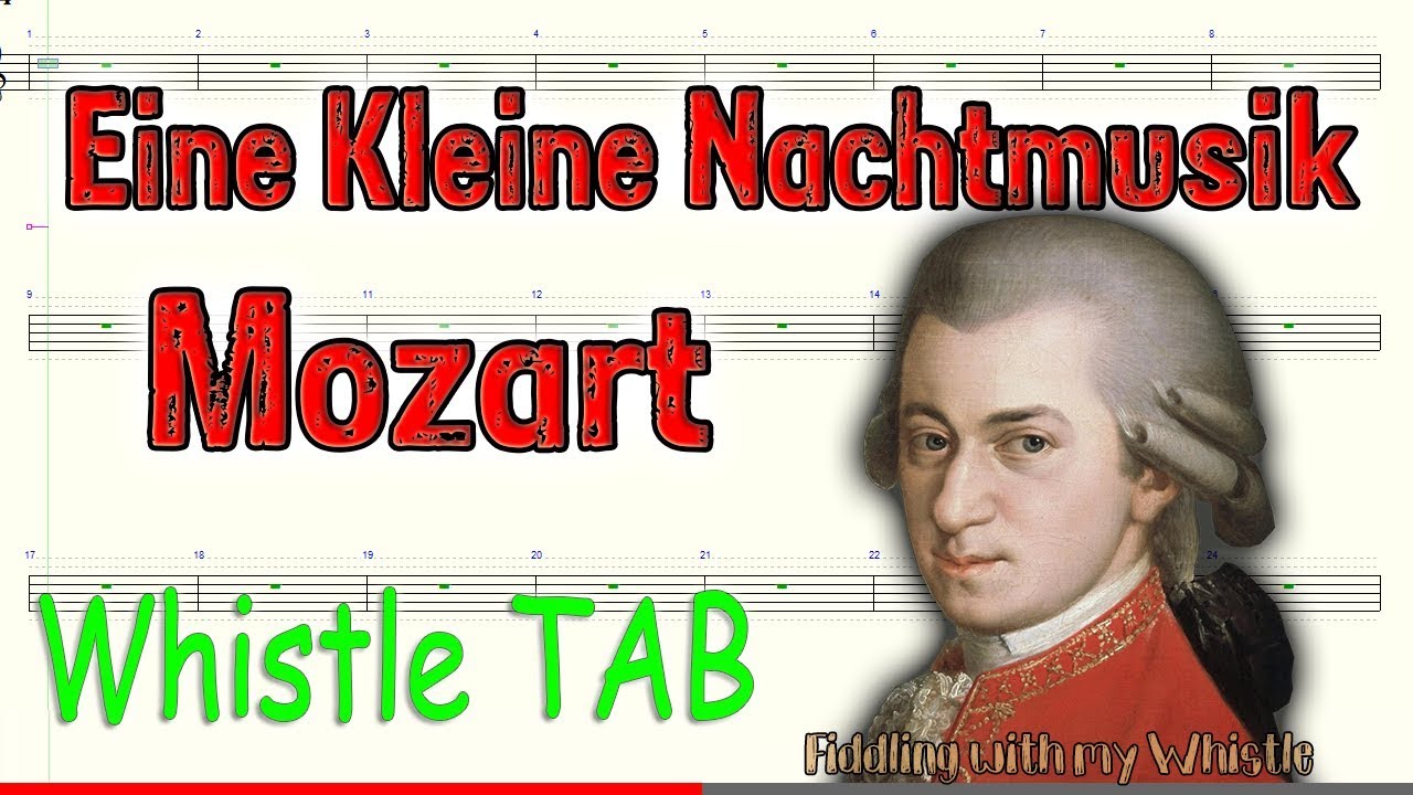 Eine Kleine Nachtmusik – Mozart – Tin Whistle – Play Along Tab Tutorial