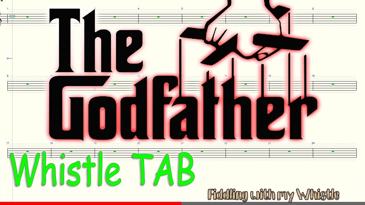 The Godfather – Theme – Tin Whistle – Play Along Tab Tutorial