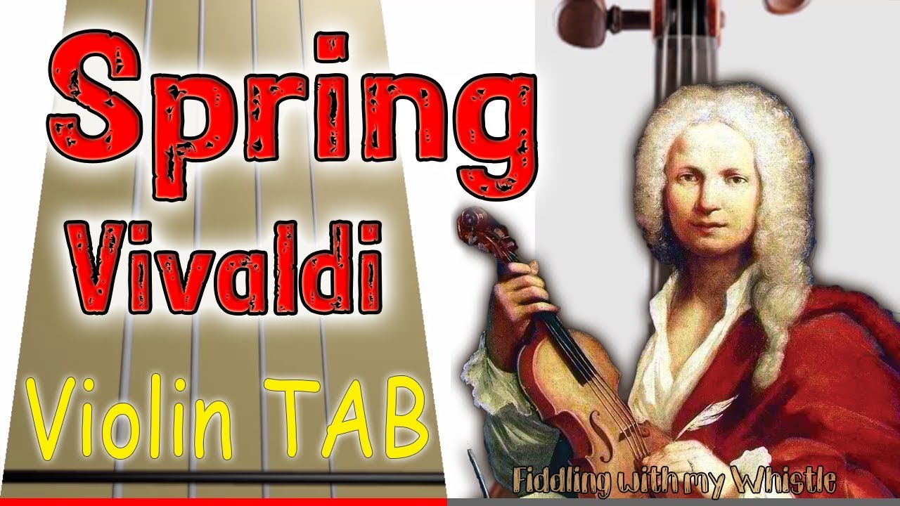 Spring – Vivaldi – Violin – Play Along Tab Tutorial