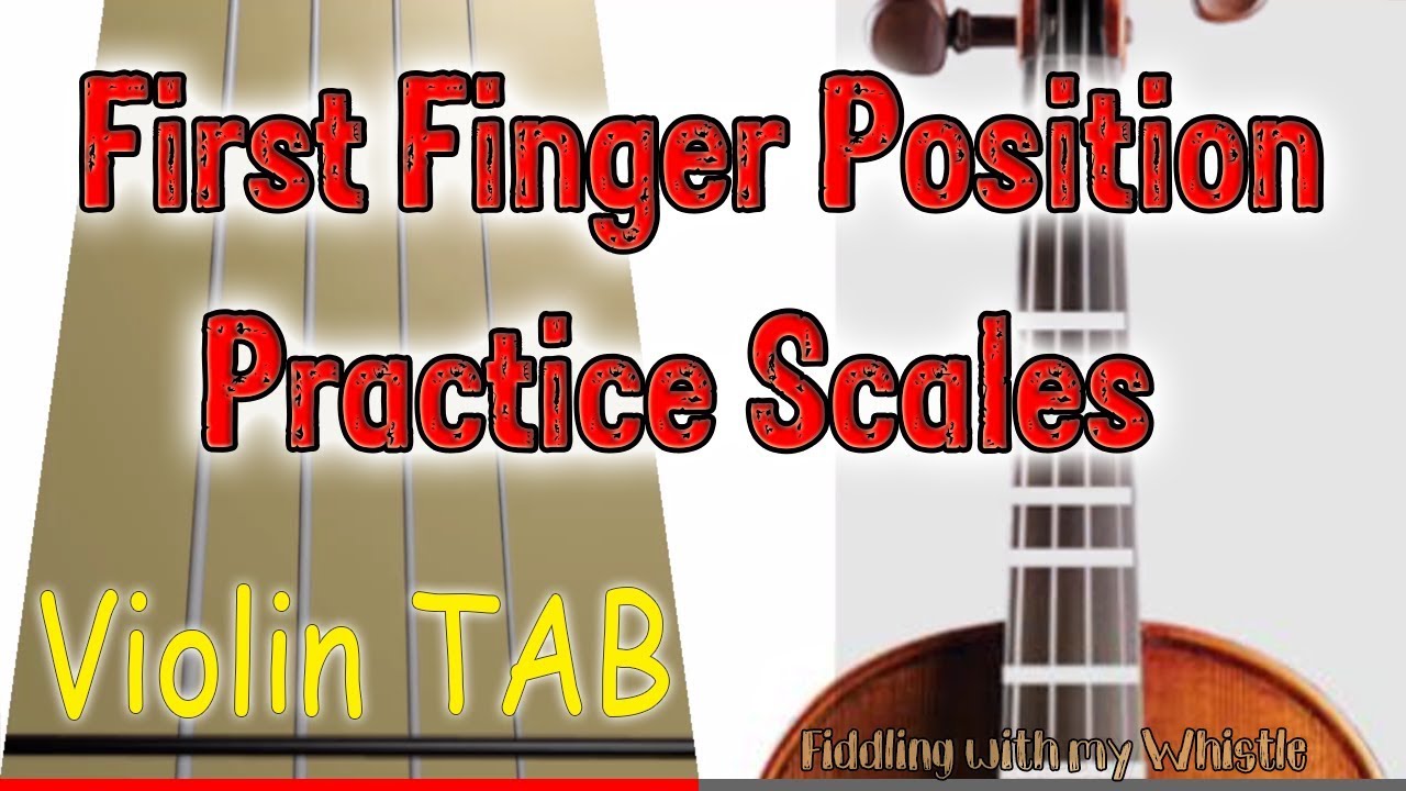 First Finger Position – Practice Scales – Violin – Play Along Tab Tutorial