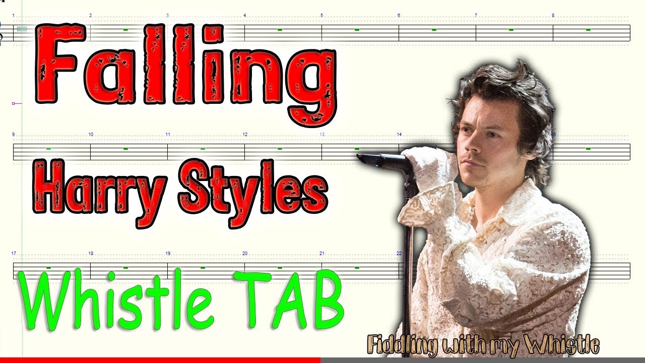 Falling – Harry Styles – Tin Whistle – Play Along Tab Tutorial