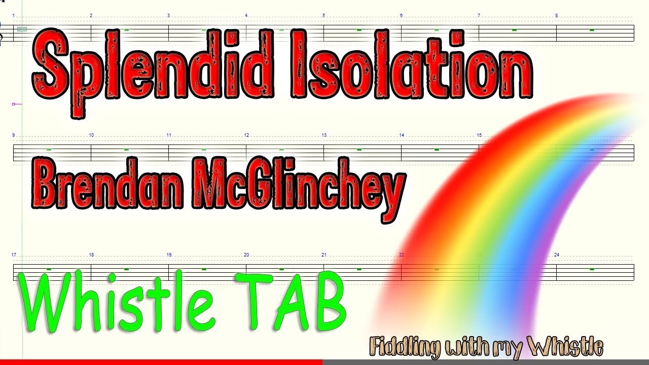 Splendid Isolation – Reel – Brendan McGlinchey – Tin Whistle – Play Along Tab Tutorial