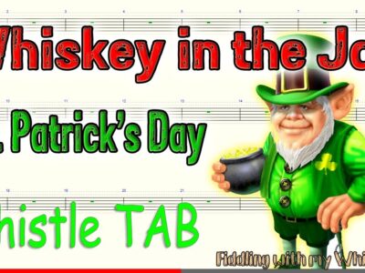 Whiskey in the Jar – St Patricks Day – Tin Whistle – Play Along Tab Tutorial